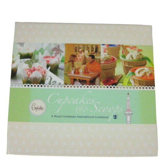 Royal Caribbean International Cookbook Apron Piping Liner Cupcakes Scoops Baking - Picture 7 of 8